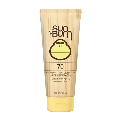 Sun Bum Original Moisturizing Sunscreen SPF 70 Lotion - Broad Spectrum UVA/UVB - Water Resistant & Non-Greasy Protection, Paraben Free, Gluten Free Beauty & Personal Care Sun Bum