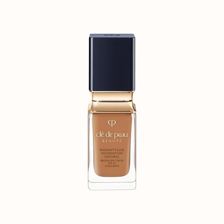 Clé de Peau Beauté, Radiant Fluid Foundation Natural Broad Spectrum SPF 25 (B60) Deep Tan Beige, 35mL / 1.1 oz Beauty & Personal Care Clé de Peau Beauté