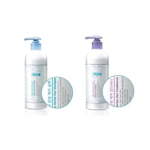 Atomy Herbal Hair Shampoo 500ml + Conditioner 500ml