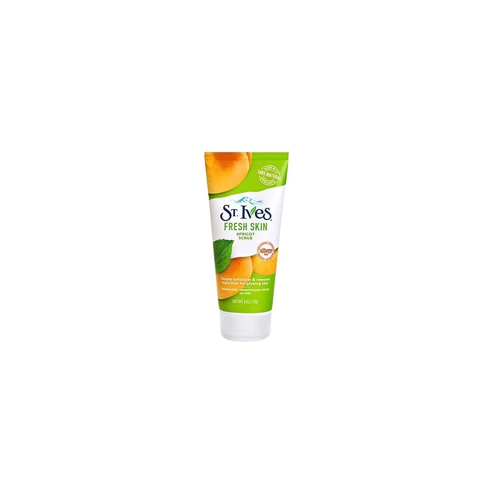 St Ives Fresh Skin Exfoliating Face Scrub, Apricot, 6 oz (Pack of 2) Beauty & Personal Care St. Ives