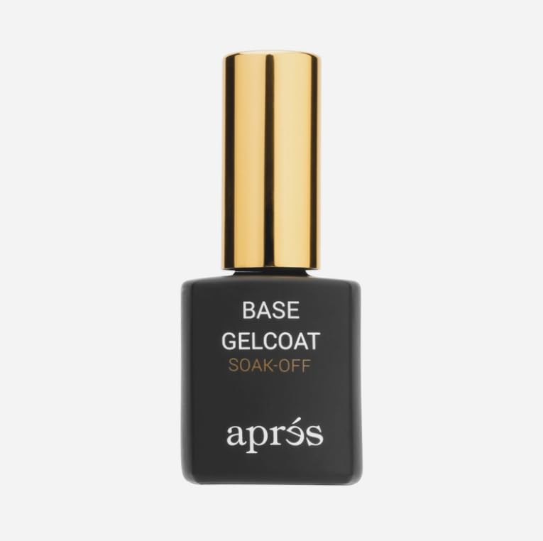 APRÉS Base Gelcoat - 15ml - Soft Gel Nail Polish Soak Off Base Coat | 2024 Edition