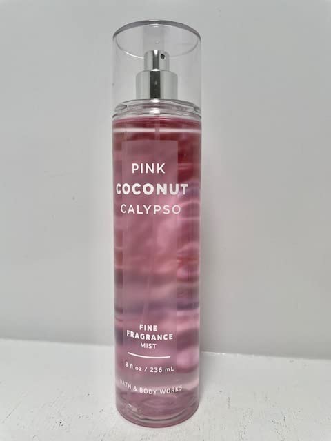Bath and Body Works PINK COCONUT CALYPSO Fine Fragrance Mist 8 Fluid Ounce (2018 Edition) Beauty & Personal Care Bath & Body Works