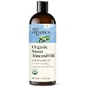 Sky Organics - Organic Sweet Almond Oil, 16 fl oz - Soft & Soothe Oil - Skin Moisturizer - Silky, Lightweight Texture - 100% Pure - Non-Greasy Beauty & Personal Care Sky Organics