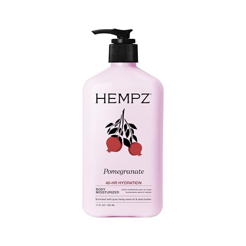 HEMPZ Pomegranate Body Lotion - Bright Citrus - Daily Moisturizing Cream - 17oz Beauty & Personal Care Hempz