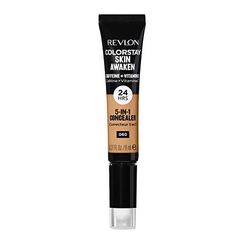 Revlon ColorStay Skin Awaken 5-in-1 Concealer, Lightweight, Creamy Longlasting Face Makeup with Caffeine & Vitamin C, For Imperfections, Dark Circles Beauty & Personal Care REVLON