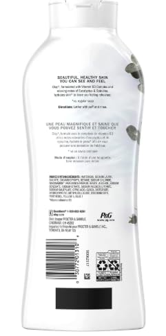 Olay Fresh Outlast Paraben Free Body Wash with Relaxing Notes of Eucalyptus and Spirulina, 650 mL Beauty & Personal Care Olay