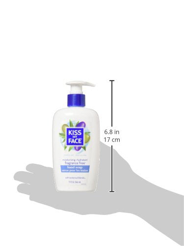 Kiss My Face Hand Soap Fragrance-Free 9oz Pump Beauty & Personal Care Kiss My Face