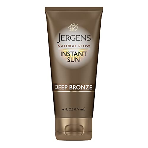 Jergens Natural Glow Instant Tanning Moisturizer, Deep Bronze, 6 fl oz Beauty and Personal Care Jergens Default Title