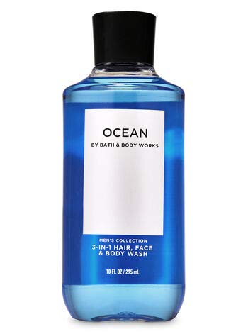 Bath and Body Works - Ocean - For Men - 3 pc Bundle - (2020 Edition) Beauty & Personal Care Bath & Body Works
