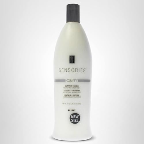RUSK Sensories Calm Guarana and Ginger Nourishing Conditioner, Nourishes and Detangles all Hair Types, 33.8 fl. oz Beauty & Personal Care RUSK
