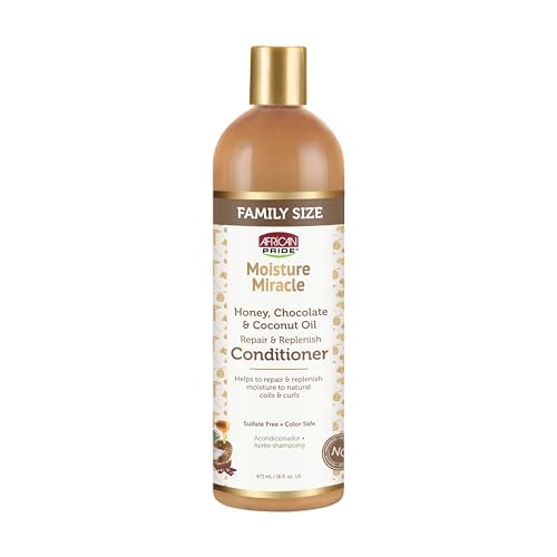 African Pride Moisture Miracle - For Natural Coils & Curls, Nourishes & Shines, Sulfate Free, Color Safe (Conditioner) Beauty & Personal Care African Pride