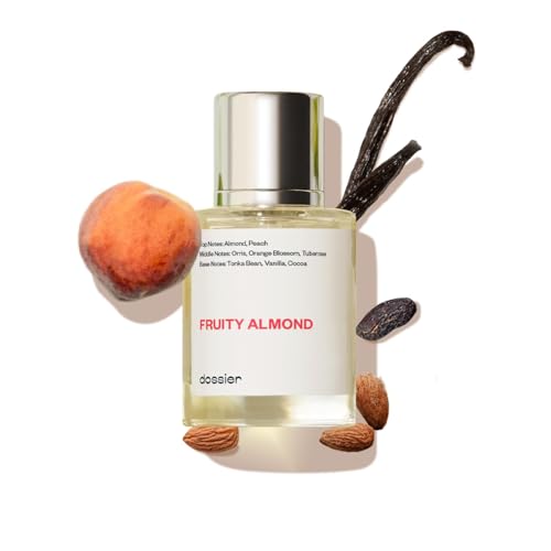 Dossier - Fruity Almond - Eau de Parfum - Perfume Luxury - Pure Infused - Paraben Free - Vegan - For Women - Fragrance 1.7 0z (Spray 50ml) Beauty & Personal Care Dossier