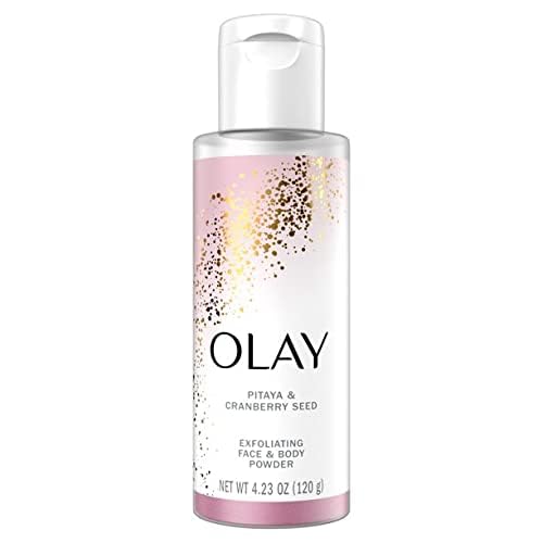 Olay Pitaya & Cranberry Seed Exfoliating Face & Body Powder, 4.23 oz Beauty & Personal Care Olay