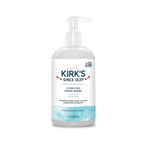 Kirk's Hydrating Hand Wash - Made with Coconut Oil and Aloe Vera, With Odor Neutralizing Technology To Help Eliminate Odors, Non-GMO, Vegan, Fragrance Beauty & Personal Care Kirk's