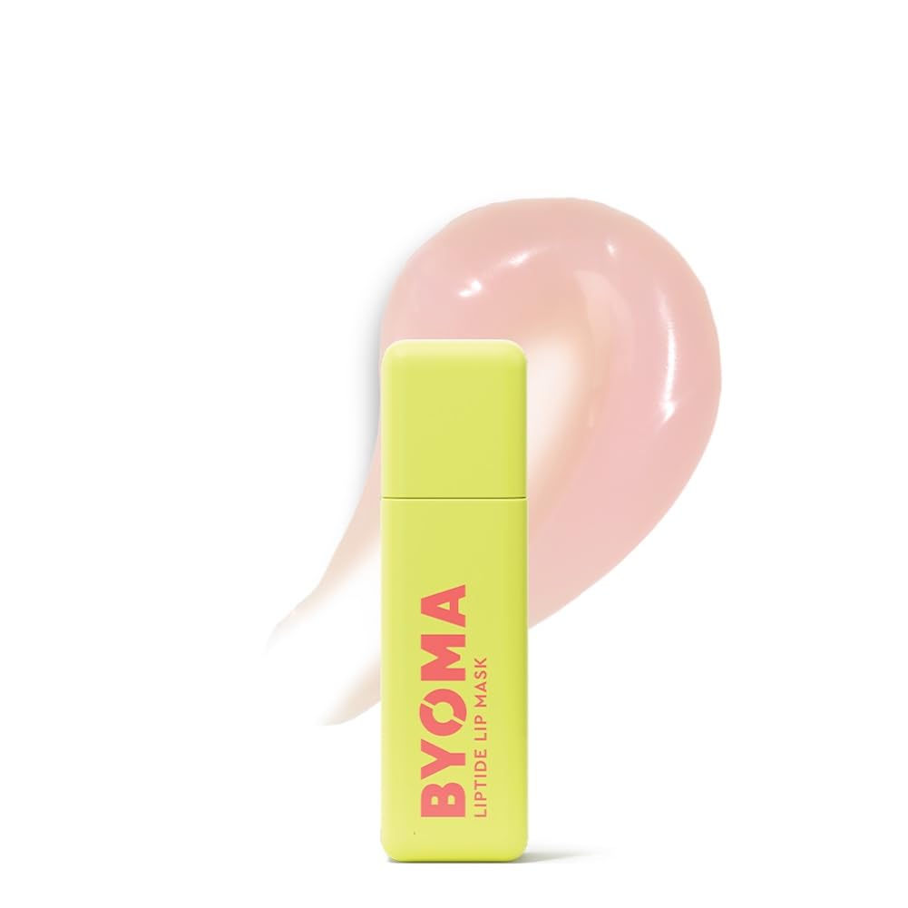 BYOMA Liptide Lip Mask - Lightweight, Overnight Mask - Peptide Lip Treatment with Peptides, Babassu Oil & AHA - Hydrating, Exfoliating Balm - 0.16 oz Beauty and Personal Care BYOMA