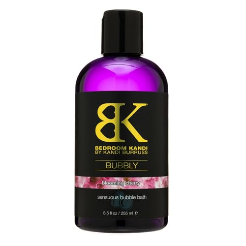 Bedroom Kandi 8.5 fl oz. Bubbly - Bubble Bath with Cherry Blossom Scent - Natural Botanical Ingredients - Moisturizing Bubble Bath by Kandi Burruss Beauty and Personal Care Kandi