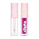 The Crème Shop Boba Bears High-Shine Tinted Lip Oil Duo - Indulge in Juicy Lips with Vitamin E Infusion - Long-Lasting Moisture - Lightweight Comfort Beauty & Personal Care The Crème Shop