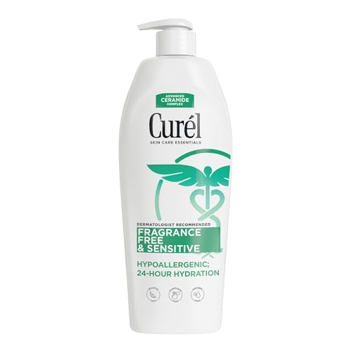 Curel Fragrance Free Comforting Body Lotion, Body and Hand Moisturizer for Dry, Sensitive Skin, 13 Ounce, with Advanced Ceramide Complex, Repairs Beauty & Personal Care Curel