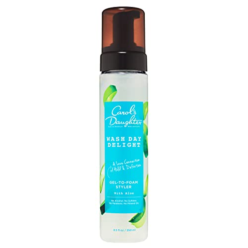 Carol's Daughter Wash Day Delight Hair Gel to Foam Mousse Styler and Hair Detangler for Curls with Aloe, Natural-looking Hold 8.5 fl oz Beauty & Personal Care Carol's Daughter