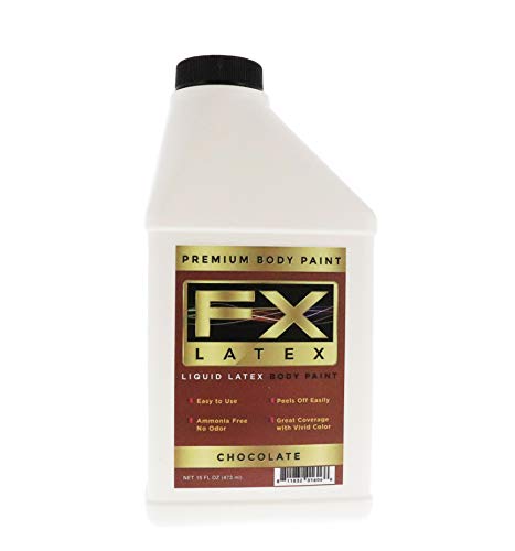 Liquid Latex Fashions - Ammonia Free Natural Face paint for Kids and Adults, Ideal for Art, Parties, School Plays, Cosplays and Concerts, Chocolate Beauty & Personal Care Liquid Latex Fashions