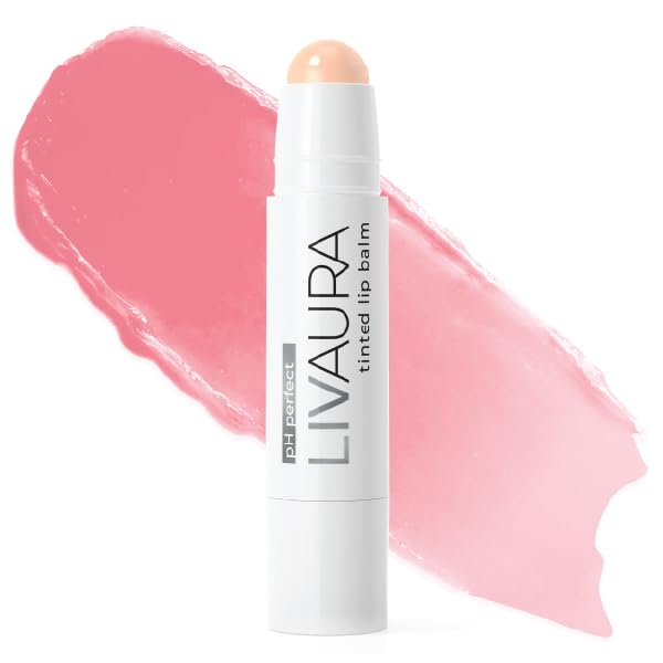 LIVAURA Tinted Lip Balm pH Activated Colored LipBalm, Hydrate, Glossy, Lightweight, Moisturize & Tint with Shea Butter, tinted lip balm for women Beauty and Personal Care LIVAURA