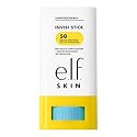 e.l.f. SKIN Suntouchable Invisi-Stick SPF 50, Clear Sunscreen For A Natural Finish, Made With Moisturizing Sunflower Seed Oil, Vegan Beauty & Personal Care e.l.f.