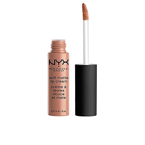 NYX PROFESSIONAL MAKEUP Soft Matte Lip Cream, Lightweight Liquid Lipstick - London (Mid-Tone Beige) Beauty & Personal Care NYX PROFESSIONAL MAKEUP