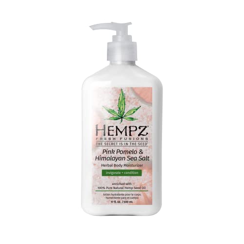 HEMPZ Body Lotion Pink Pomelo & Himalayan Sea Salt Daily Moisturizing Cream, 17 Fl Oz Beauty & Personal Care Hempz
