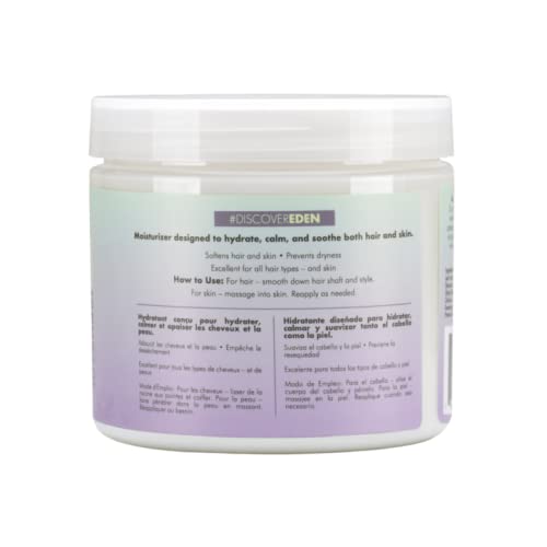 EDEN BodyWorks Lavender Aloe Hair + Body Butter (16 oz) - Natural Moisturizer - Hydrate, Calm and Soothe Hair & Skin Beauty & Personal Care EDEN BodyWorks