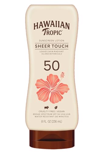 Hawaiian Tropic Sheer Touch Sunscreen SPF 50 Plus 8 oz Beauty & Personal Care Hawaiian Tropic