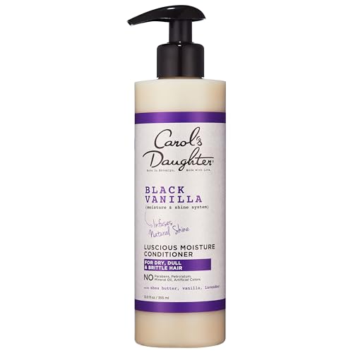 Carol's Daughter Black Vanilla Moisture Sulfate Free Conditioner for Curly, Wavy or Natural Hair, Moisturizing Hair Care for Dry, Damaged Hair, 12 Fl Beauty & Personal Care Carol's Daughter