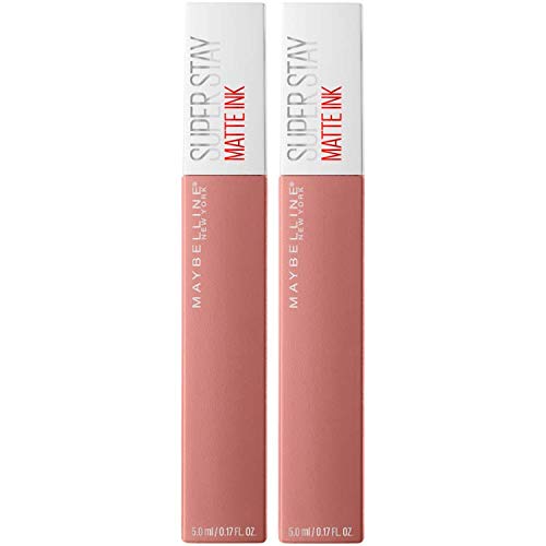 Maybelline New York Superstay Matte Ink Un-nude Liquid Lipstick, Poet, 0.34 Fluid Ounce (Pack of 2)