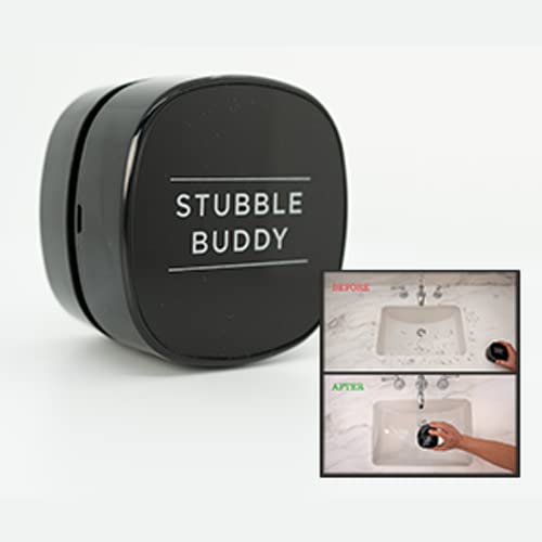 Pete & Pedro The Stubble Buddy - Portable Beard & Facial Hair Cleanup Trimming & Manscaping Handheld Mini Vacuum - Cordless USB Rechargeable Hair Beauty and Personal Care Pete & Pedro
