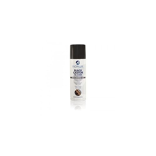 Isoplus Black Castor Oil Sheen Spray with Coconut Oil, 9 Oz. Beauty & Personal Care Isoplus