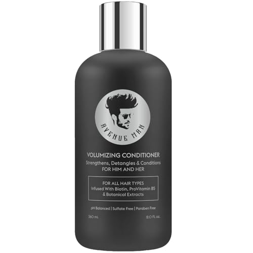 Avenue Man Volumizing Conditioner (12 Fl Oz) - Hair Products For Men - Volumizing and Hydrating Conditioner with Herbal Extracts Beauty & Personal Care Avenue Man