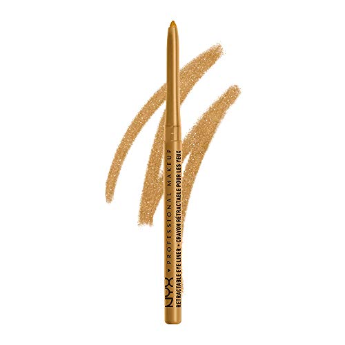 NYX PROFESSIONAL MAKEUP Mechanical Eyeliner Pencil, Gold Beauty & Personal Care NYX PROFESSIONAL MAKEUP
