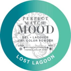 LECHAT Dare To Wear Mood Polish, Lost Lagoon, 0.5 Ounce