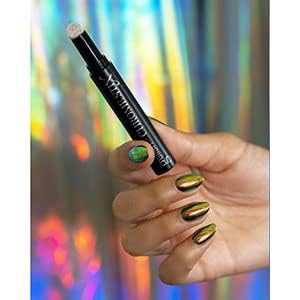 Gelish Chrome Stix Metallic Nail Art Powder At-Home Use: Pink Opal, 0.5g