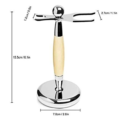 G.B.S Dual Stand for Razor and Brush Professional Deluxe Stand, Ivory Beauty and Personal Care G.B.S