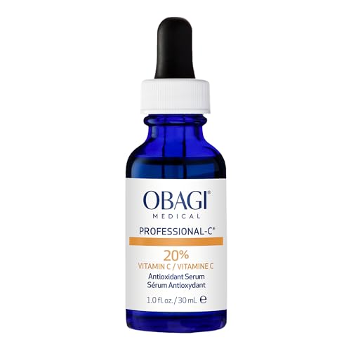 Obagi Professional C Serum 20%, Vitamin C Facial Serum with Concentrated 20% L Ascorbic Acid for Normal to Oily Skin, 1.0 Fl Oz Beauty & Personal Care Obagi Medical