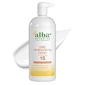 Alba Botanica Daily Moisturizing Lotion SPF 15, Normal to Dry Skin, with Shea Butter and Aloe, 32 Oz (Packaging May Vary) Beauty & Personal Care Alba Botanica