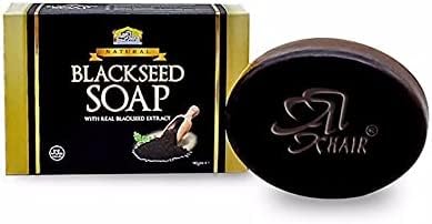 Fusion Flavor Imports LLC Al-Khair Black Seed Soap 6-Pack | Natural Nigella Sativa Bar for Deep Cleansing & Nourishing Skin | Herbal Moisturizing Soap Beauty & Personal Care Fusion Flavor Imports LLC