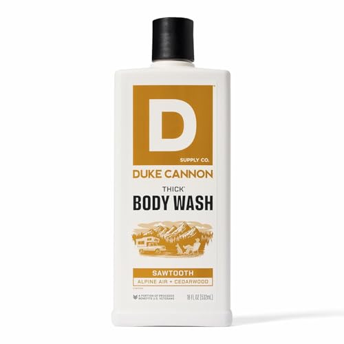 Duke Cannon Supply Co. Mens THICK Body Wash - Free of Sulfate, Paraben, & Phthalates Leaving Skin Soft and Hydrated - High Viscosity Odor Protection Beauty & Personal Care Duke Cannon Supply Co.