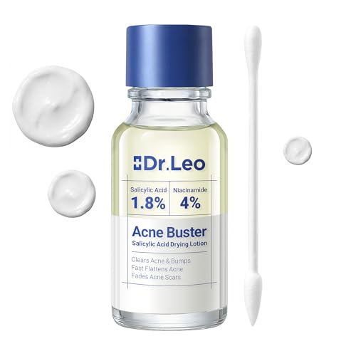 Dr.Leo 1.8% Salicylic Acid Acne Treatment, Drying Lotion Acne Spot Treatment for Acne-Prone Sensitive Skin | Niacinamide, Fast Pimple Relief, Fades Beauty and Personal Care Dr.Leo Default Title