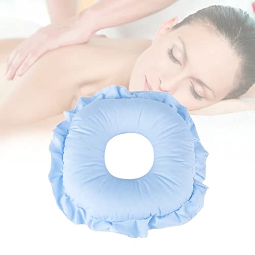 Dioche Polyester Face Relax Pillow SPA Salon Massage Hollowed Pillow Nap Rest Cushion Massage Pillow Beauty Skin Care Soft Overlay Face Relax Head Beauty and Personal Care Dioche