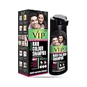 VIP 3 in 1 Hair Color Shampoo (180 ml / 6.08 fl oz) Beauty & Personal Care VIP HAIR COLOUR SHAMPOO