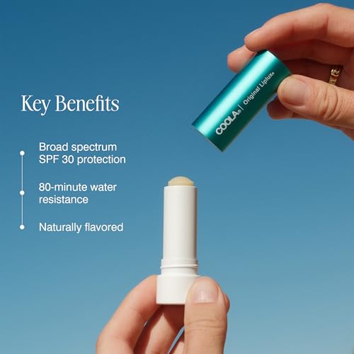 COOLA Organic Liplux Lip Balm and Sunscreen with SPF 30, Dermatologist Tested Lip Care for Daily Protection, Vegan and Gluten Free, 0.15 Oz Beauty & Personal Care COOLA