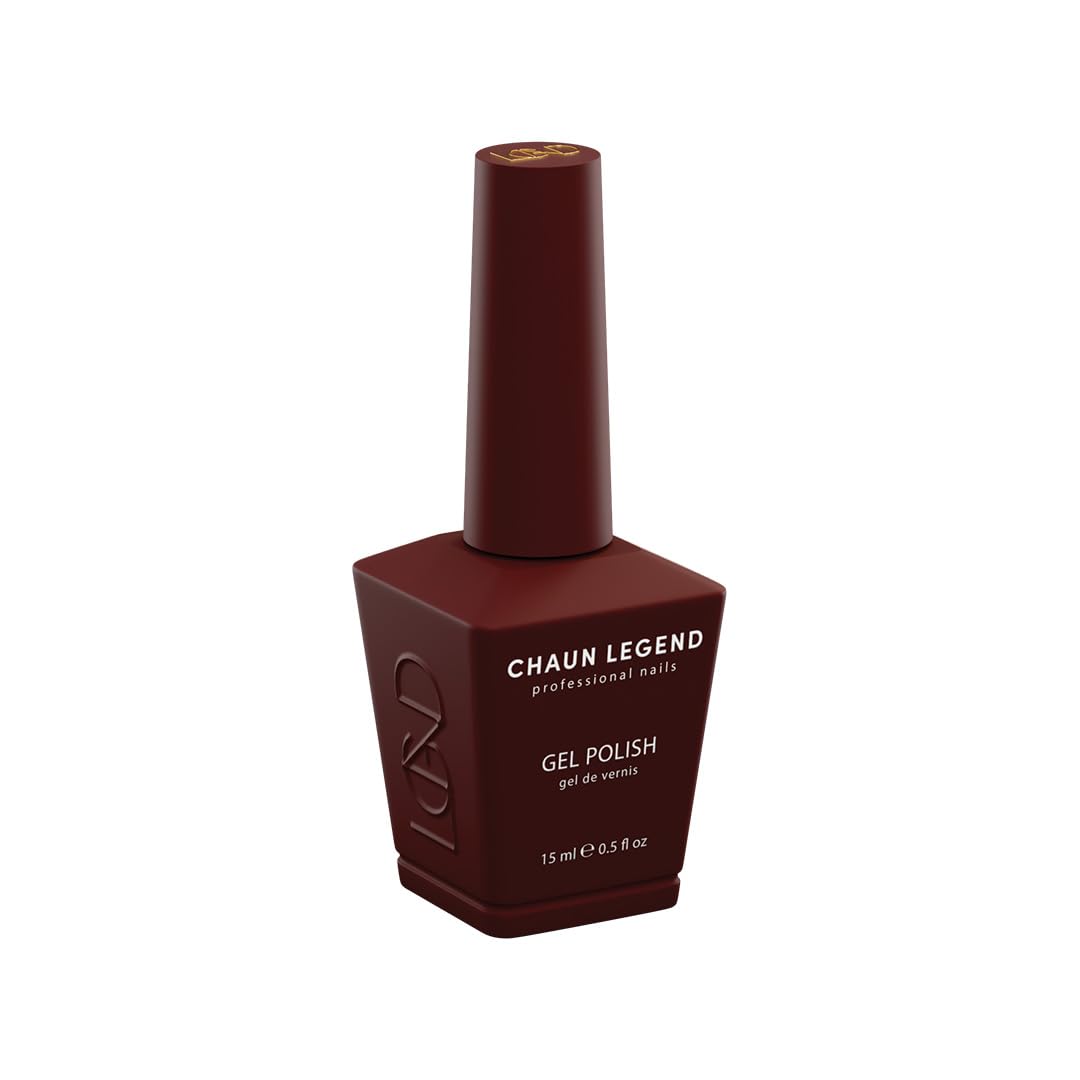 Chaun Legend Gel Nail Polish | Get It Done LG5218 (mahogany brown) | Soak Off UV LED Cure Gel Polish High Gloss 15ml