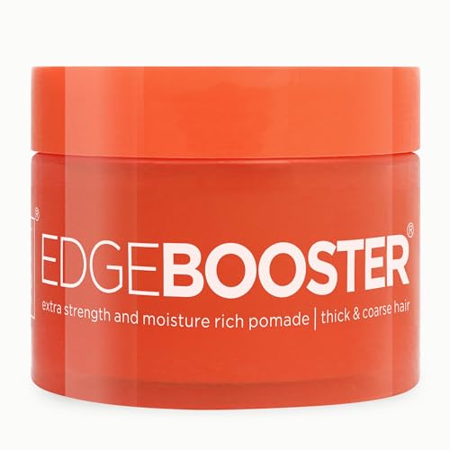 Style Factor Edge Booster Extra Strength & Moisture Rich Pomade | Strong Hold Edge Control Gel for Thick & Coarse Hair | High Shine, Non-Greasy Beauty & Personal Care Style Factor