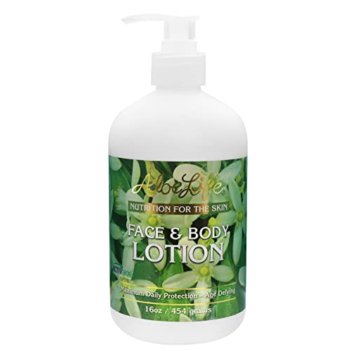 Aloe Life - Face & Body Lotion, Concentrated Formula, Hydrates Dry Skin, Contains Antioxidants, Minerals, & Herbal Extracts, Pleasant Grapefruit Beauty & Personal Care Aloe Life